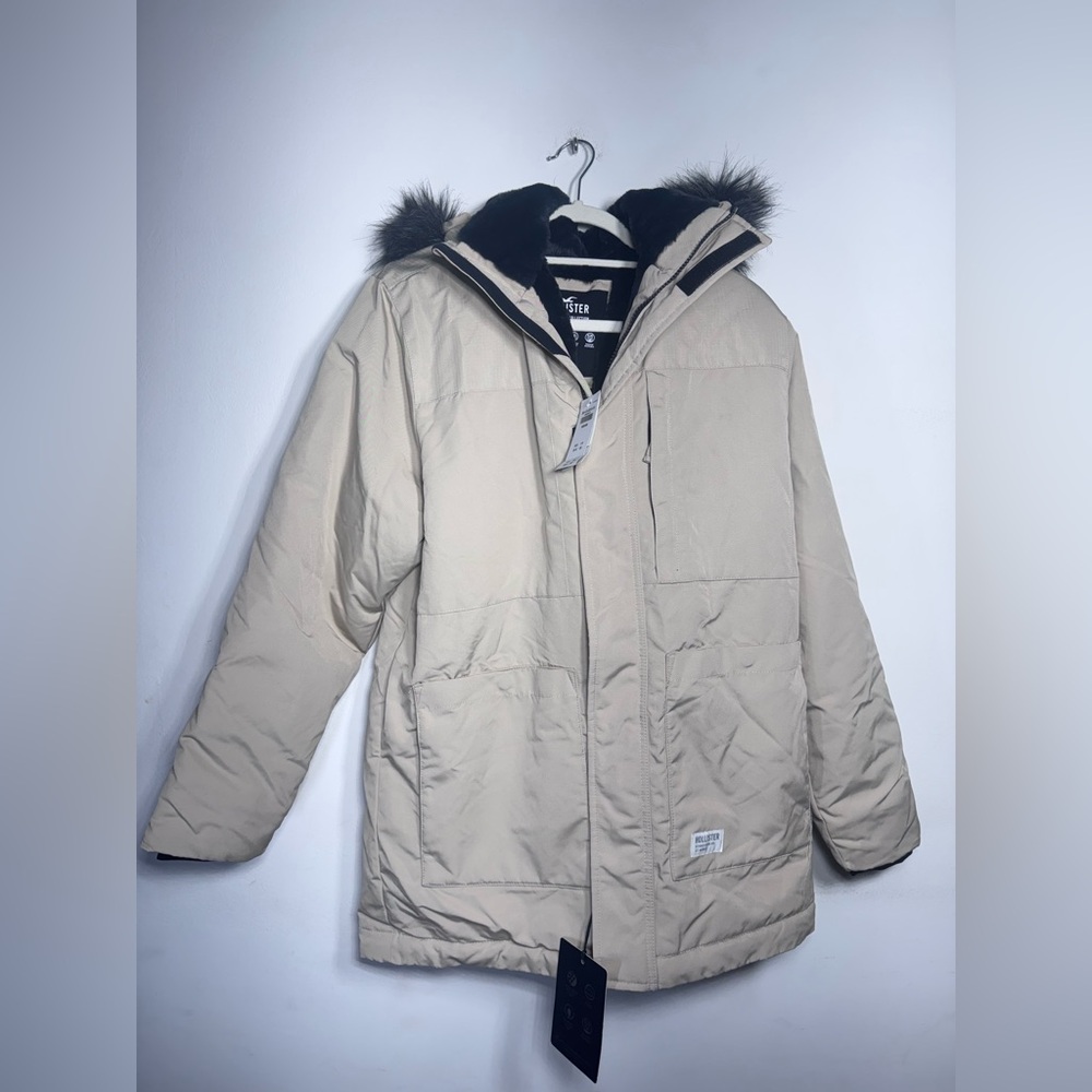 Hollister All-Weather Cream Jacket